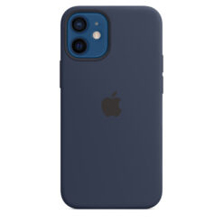 apple-silicone-backcover-magsafe-iphone-12-mini-hoesje-deep-navy