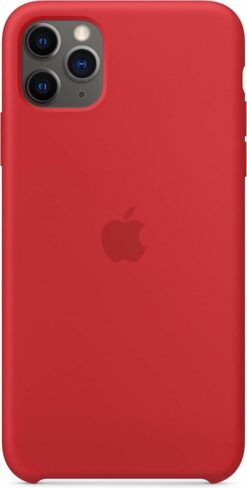 apple-siliconenhoesje-iphone-11-pro-max-red